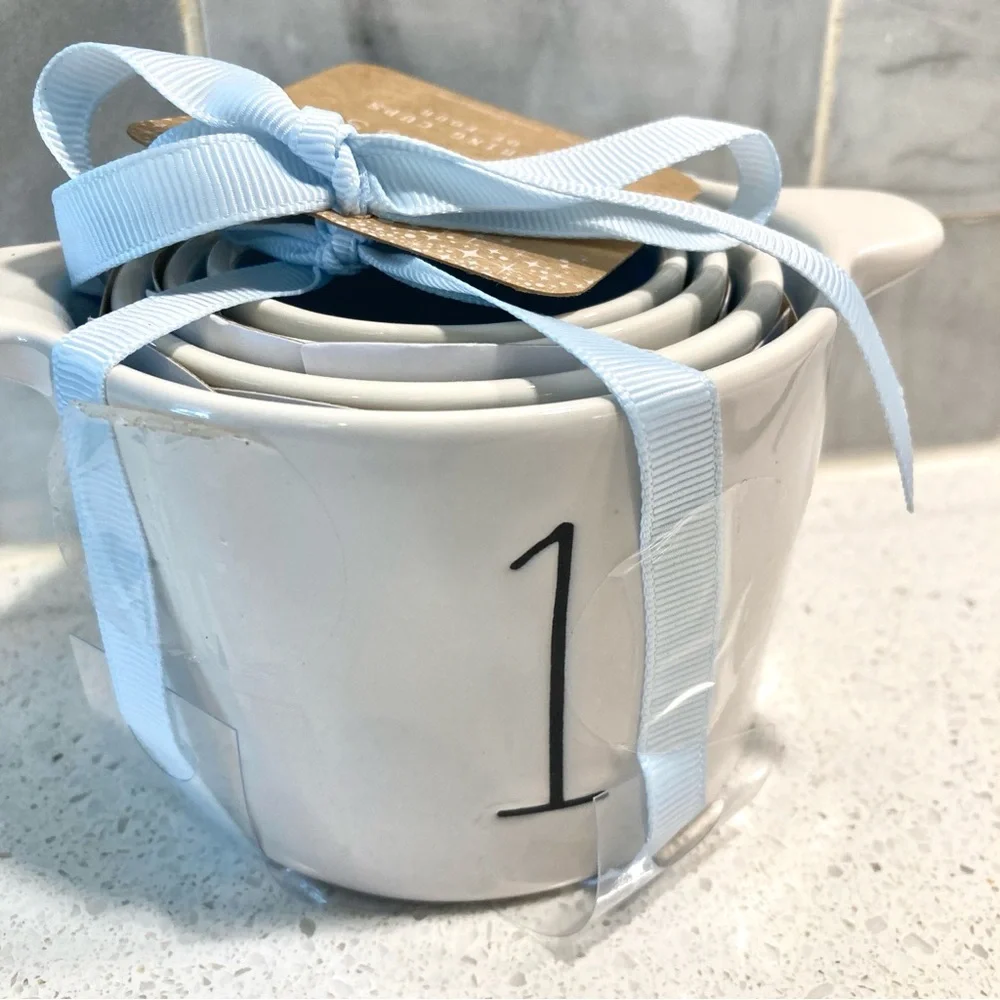 Disney Princess Measuring Cups with Light Blue Ribbon Rae Dunn Cinderella